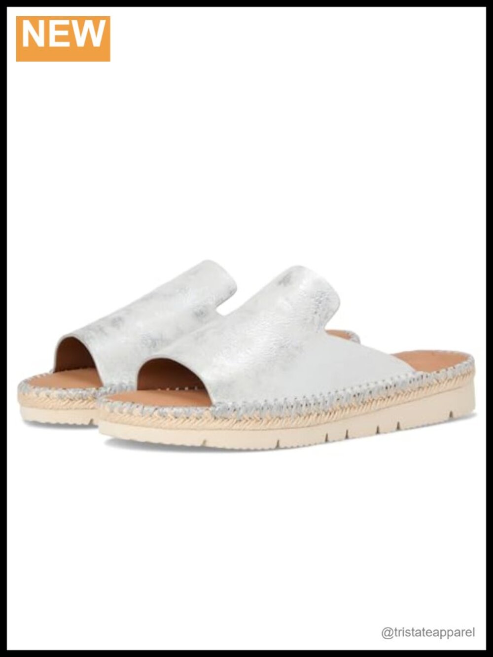 Leather Platform Wedge Sandals Slip-On Comfort Lightweight